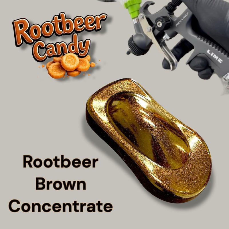 LiME LiNE Rootbeer Brown Candy Concentrate, Automotive Solvent Based Transparent Paint over Pearls, Metal Flake and Metallics (1 Pint) - Image 2